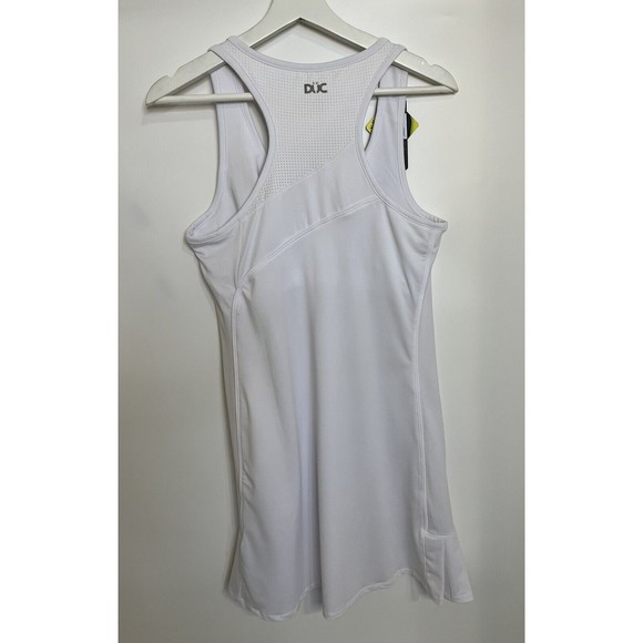 DUC Sports Womens Control Tennis Lawn Dress White Large UV Protection Stay Dry - Picture 2 of 8